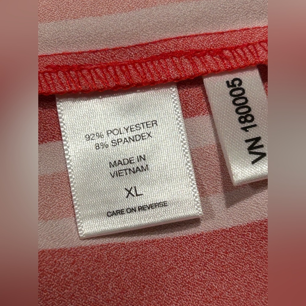 New York & Company Red and White Jumpsuit - Picture 9 of 9